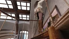 Reproduzir Ação Upskirt POV: Romance Big-Titted em jogabilidade de animação 3D