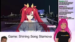 تشغيل مشاهدة صغيرتي VTuber LewdNeko لعب Shining Song Starnova Aki Route الجزء 2 - هنتاي أنيمي رسوم متحركة